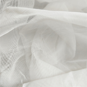 Tissu d'écran de projection holographique intérieur en polyester blanc tissu